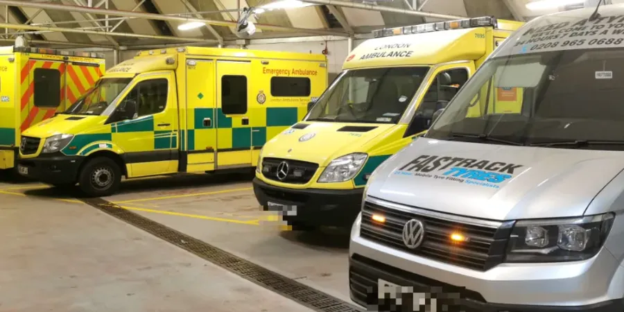The Fastrack Tyres van fleet