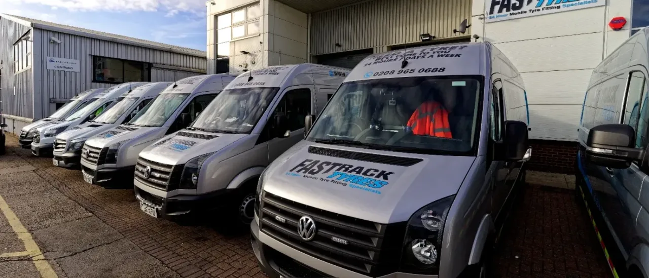 Fastrack Tyres mobile tyre fitting van fleet