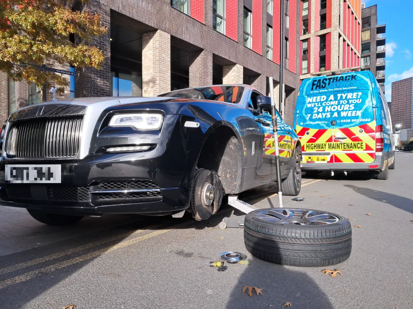 Night Tyre Fitting across South West London — Fastrack Tyres